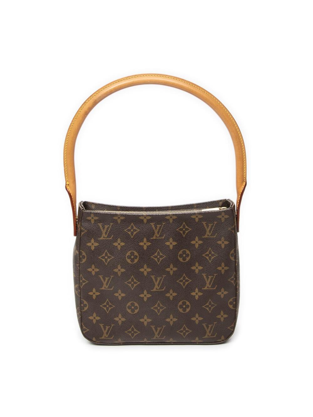 Louis Vuitton Looping Handbag Canvas Mm #376670L11B